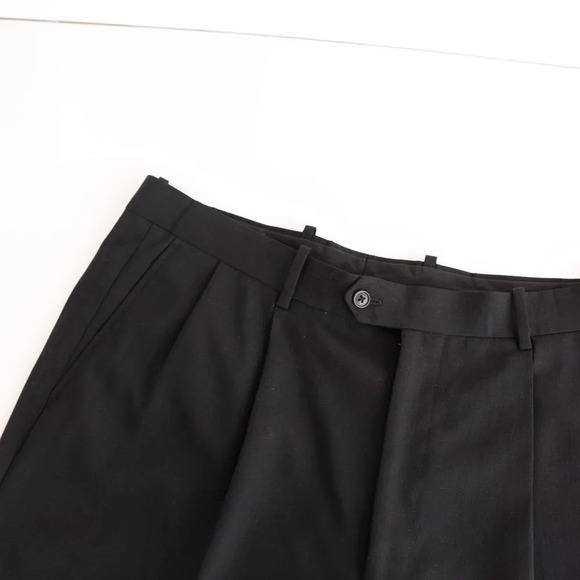 Stafford Black 100% Wool Tuxedo Set  Size 42L- 38 Waist - Picture 4 of 16